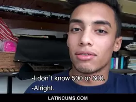 LatinCums.com - Young Straight Latino Teen Boy With Braces Gay For Pay POV